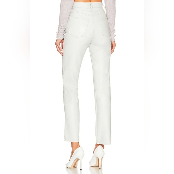 AGOLDE Recycled Leather 90's Pinch Waist in Wisp | 25 - Picture 4 of 13